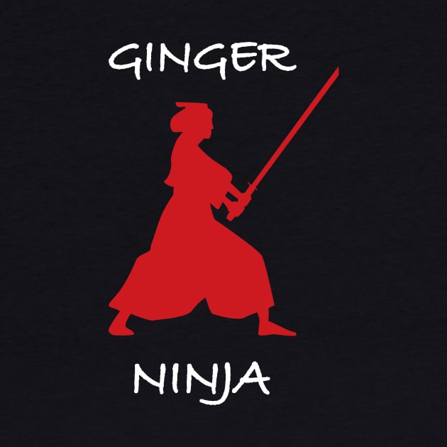 Ginger Ninja red hair gift by QQdesigns